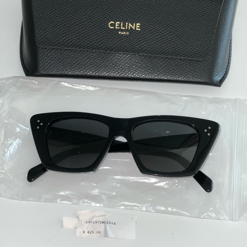 Celine acetate butterfly sunglasses